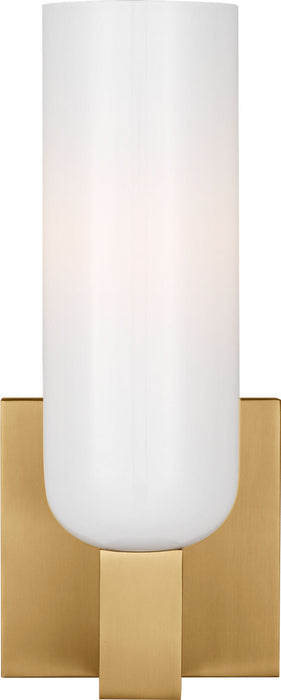 Myhouse Lighting Visual Comfort Studio - LXW1101BBS - One Light Bath - Maroux - Burnished Brass/Burnished Brass