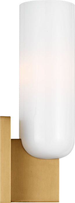 Myhouse Lighting Visual Comfort Studio - LXW1101BBS - One Light Bath - Maroux - Burnished Brass/Burnished Brass