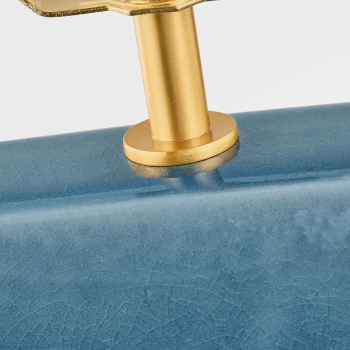 Myhouse Lighting Visual Comfort Studio - HT1161DOC - One Light Table Lamp - Pente - Deep Ocean Crackle/Deep Ocean Crackle
