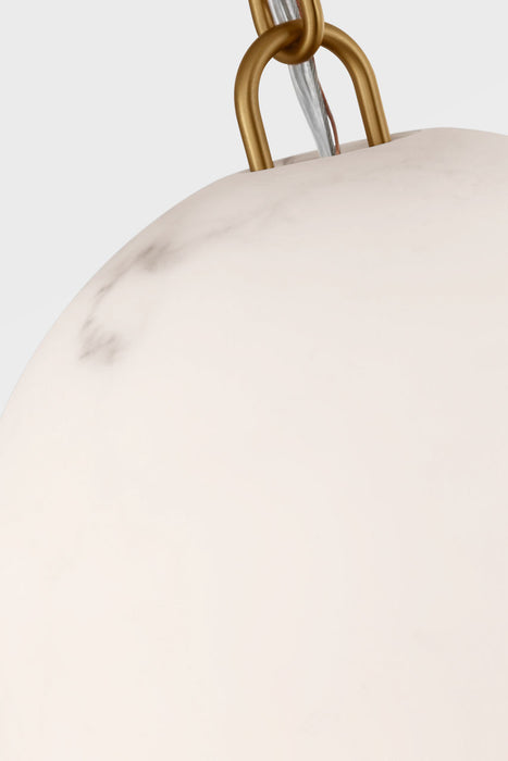 Myhouse Lighting Visual Comfort Studio - CP1491BBS - One Light Pendant - Savina - Burnished Brass/Burnished Brass