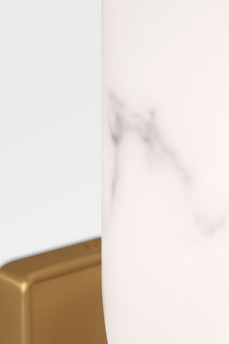 Myhouse Lighting Visual Comfort Studio - CW1441BBS - One Light Wall Sconce - Savina - Burnished Brass/Burnished Brass