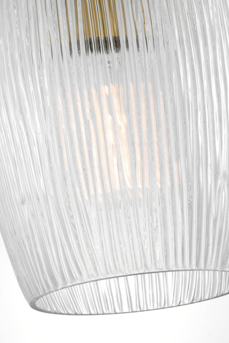 Myhouse Lighting Visual Comfort Studio - HP1001BBS - One Light Pendant - Serafina - Burnished Brass/Burnished Brass