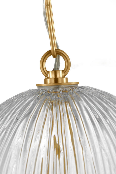 Myhouse Lighting Visual Comfort Studio - HP1001BBS - One Light Pendant - Serafina - Burnished Brass/Burnished Brass