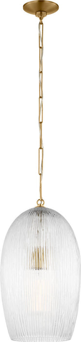 Myhouse Lighting Visual Comfort Studio - HP1001BBS - One Light Pendant - Serafina - Burnished Brass/Burnished Brass
