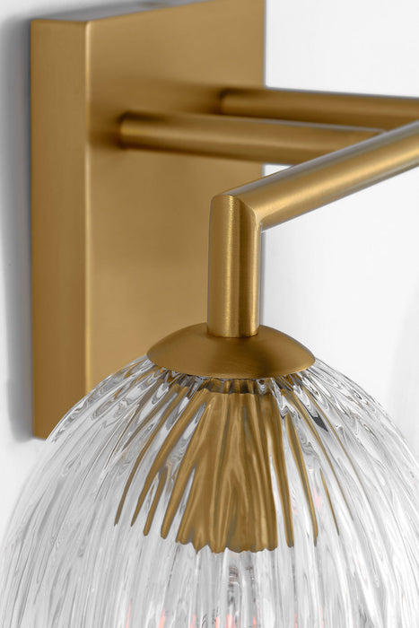 Myhouse Lighting Visual Comfort Studio - HV1002BBS - Two Light Bath - Serafina - Burnished Brass/Burnished Brass