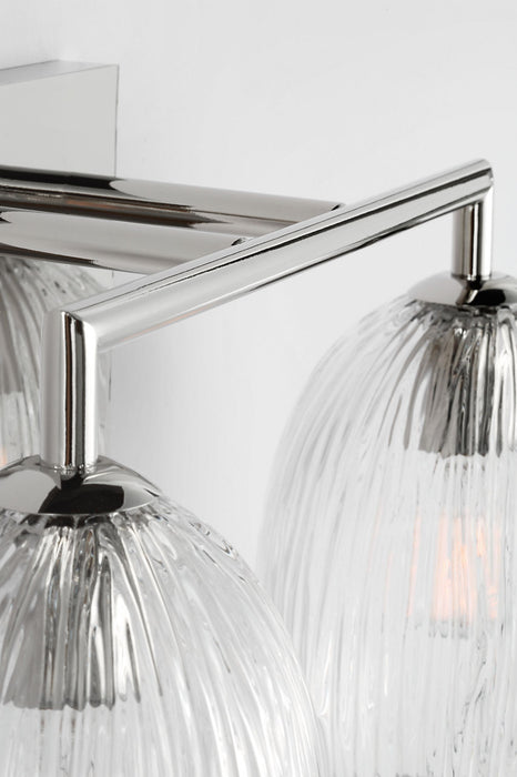 Myhouse Lighting Visual Comfort Studio - HV1002PN - Two Light Bath - Serafina - Polished Nickel/Polished Nickel