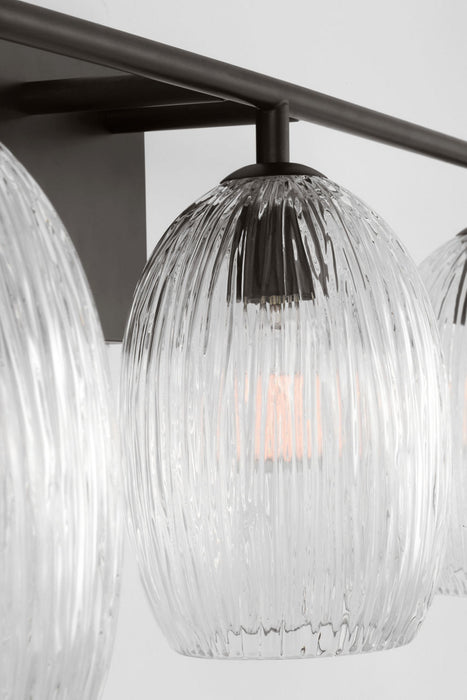 Myhouse Lighting Visual Comfort Studio - HV1003AI - Three Light Bath - Serafina - Aged Iroged Iron