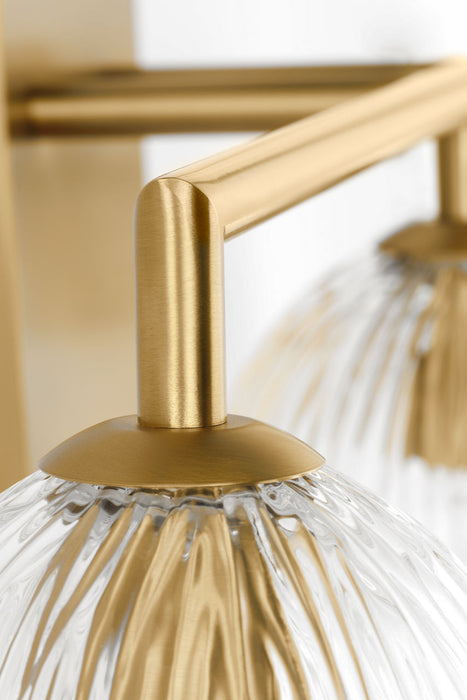 Myhouse Lighting Visual Comfort Studio - HV1003BBS - Three Light Bath - Serafina - Burnished Brass/Burnished Brass