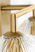 Myhouse Lighting Visual Comfort Studio - HV1003BBS - Three Light Bath - Serafina - Burnished Brass/Burnished Brass