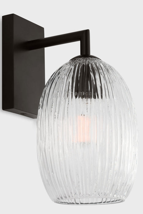 Myhouse Lighting Visual Comfort Studio - HW1001AI - One Light Wall Sconce - Serafina - Aged Iroged Iron