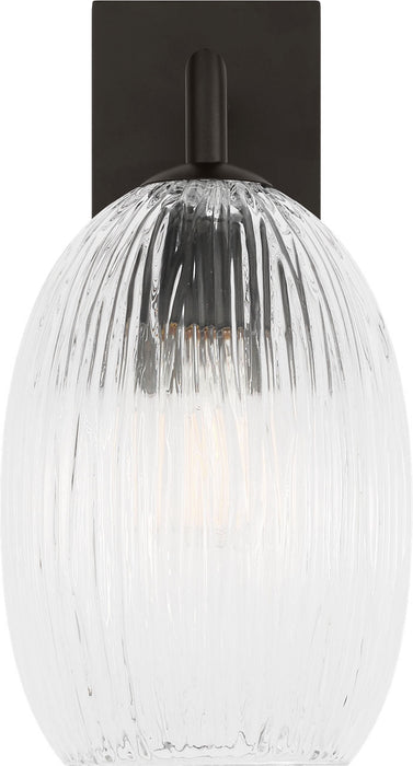 Myhouse Lighting Visual Comfort Studio - HW1001AI - One Light Wall Sconce - Serafina - Aged Iroged Iron