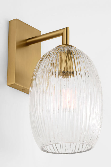 Myhouse Lighting Visual Comfort Studio - HW1001BBS - One Light Wall Sconce - Serafina - Burnished Brass/Burnished Brass
