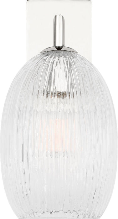 Myhouse Lighting Visual Comfort Studio - HW1001PN - One Light Wall Sconce - Serafina - Polished Nickel/Polished Nickel