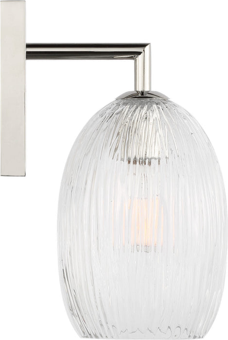 Myhouse Lighting Visual Comfort Studio - HW1001PN - One Light Wall Sconce - Serafina - Polished Nickel/Polished Nickel