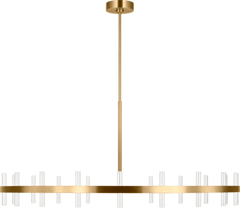 Myhouse Lighting Visual Comfort Studio - SLC10940BBS - LED Chandelier - Silas - Burnished Brass/Burnished Brass