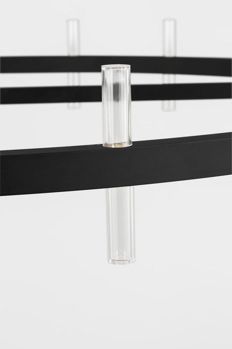 Myhouse Lighting Visual Comfort Studio - SLC10940MBK - LED Chandelier - Silas - Midnight Black/Midnight Black