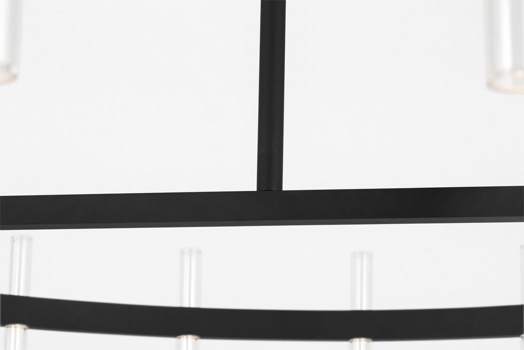 Myhouse Lighting Visual Comfort Studio - SLC10940MBK - LED Chandelier - Silas - Midnight Black/Midnight Black