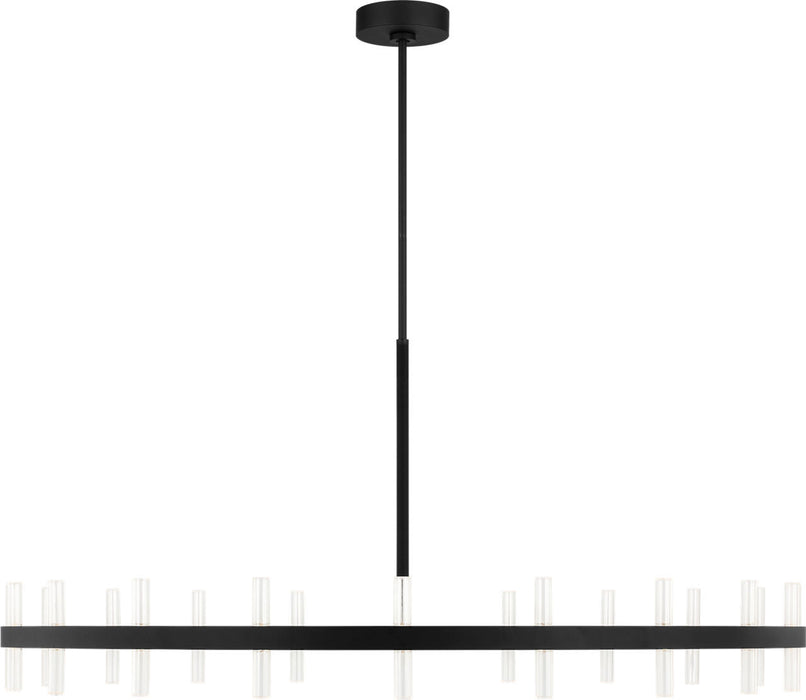 Myhouse Lighting Visual Comfort Studio - SLC10940MBK - LED Chandelier - Silas - Midnight Black/Midnight Black