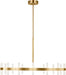 Myhouse Lighting Visual Comfort Studio - SLC11032BBS - LED Chandelier - Silas - Burnished Brass/Burnished Brass