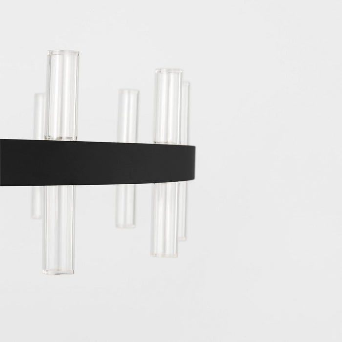 Myhouse Lighting Visual Comfort Studio - SLC11032MBK - LED Chandelier - Silas - Midnight Black/Midnight Black