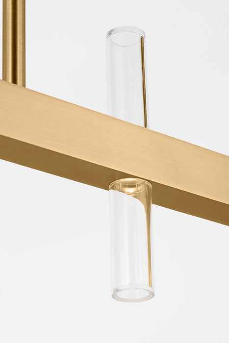 Myhouse Lighting Visual Comfort Studio - SLC11120BBS - LED Linear Pendant - Silas - Burnished Brass/Burnished Brass