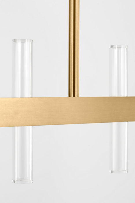 Myhouse Lighting Visual Comfort Studio - SLC11120BBS - LED Linear Pendant - Silas - Burnished Brass/Burnished Brass