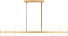 Myhouse Lighting Visual Comfort Studio - SLC11120BBS - LED Linear Pendant - Silas - Burnished Brass/Burnished Brass