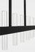 Myhouse Lighting Visual Comfort Studio - SLC11120MBK - LED Linear Pendant - Silas - Midnight Black/Midnight Black