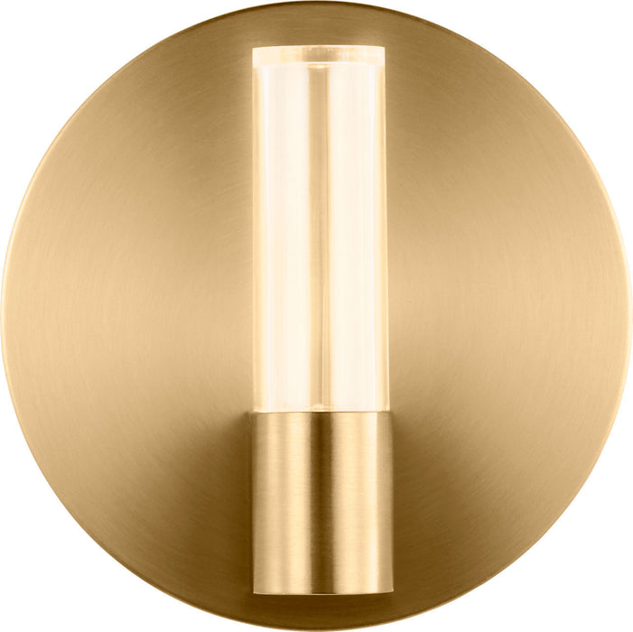 Myhouse Lighting Visual Comfort Studio - SLW1071BBS - LED Wall Sconce - Silas - Burnished Brass/Burnished Brass