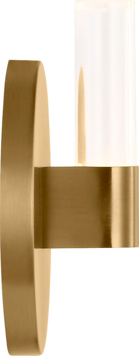 Myhouse Lighting Visual Comfort Studio - SLW1071BBS - LED Wall Sconce - Silas - Burnished Brass/Burnished Brass