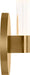 Myhouse Lighting Visual Comfort Studio - SLW1071BBS - LED Wall Sconce - Silas - Burnished Brass/Burnished Brass