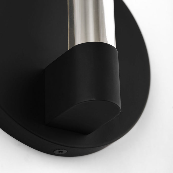 Myhouse Lighting Visual Comfort Studio - SLW1071MBK - LED Wall Sconce - Silas - Midnight Black/Midnight Black