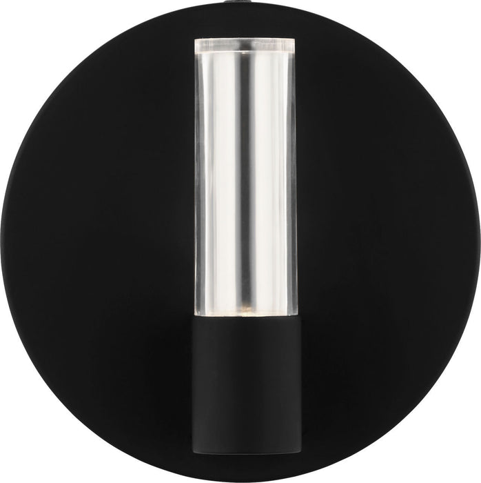 Myhouse Lighting Visual Comfort Studio - SLW1071MBK - LED Wall Sconce - Silas - Midnight Black/Midnight Black