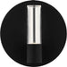 Myhouse Lighting Visual Comfort Studio - SLW1071MBK - LED Wall Sconce - Silas - Midnight Black/Midnight Black