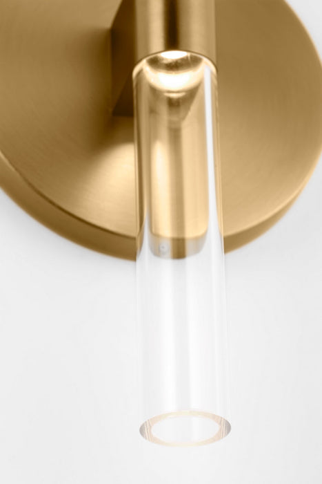 Myhouse Lighting Visual Comfort Studio - SLW1082BBS - LED Wall Sconce - Silas - Burnished Brass/Burnished Brass