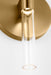 Myhouse Lighting Visual Comfort Studio - SLW1082BBS - LED Wall Sconce - Silas - Burnished Brass/Burnished Brass