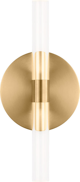 Myhouse Lighting Visual Comfort Studio - SLW1082BBS - LED Wall Sconce - Silas - Burnished Brass/Burnished Brass