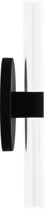 Myhouse Lighting Visual Comfort Studio - SLW1082MBK - LED Wall Sconce - Silas - Midnight Black/Midnight Black