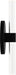 Myhouse Lighting Visual Comfort Studio - SLW1082MBK - LED Wall Sconce - Silas - Midnight Black/Midnight Black