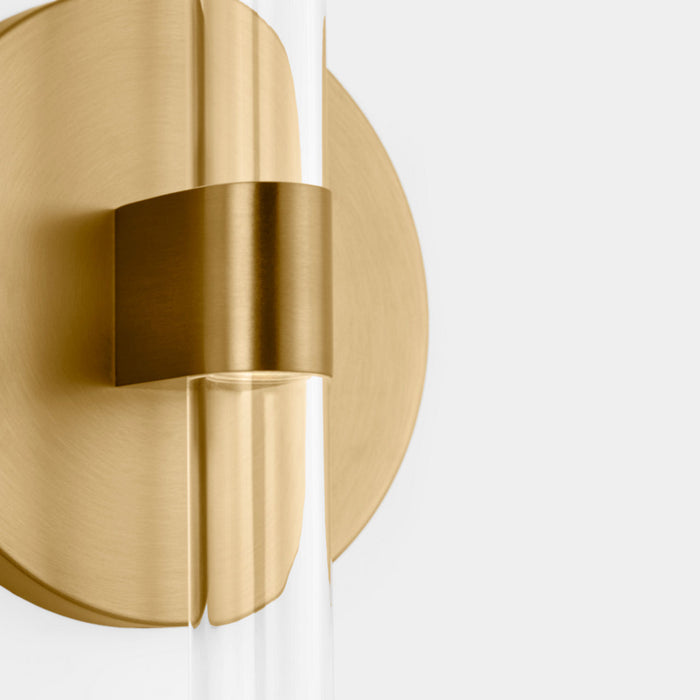 Myhouse Lighting Visual Comfort Studio - SLW1092BBS - LED Wall Sconce - Silas - Burnished Brass/Burnished Brass
