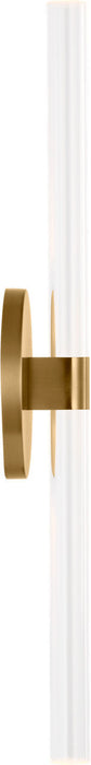 Myhouse Lighting Visual Comfort Studio - SLW1092BBS - LED Wall Sconce - Silas - Burnished Brass/Burnished Brass
