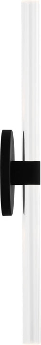 Myhouse Lighting Visual Comfort Studio - SLW1092MBK - LED Wall Sconce - Silas - Midnight Black/Midnight Black