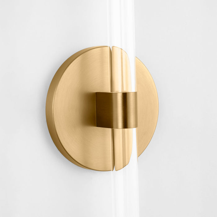 Myhouse Lighting Visual Comfort Studio - SLW1102BBS - LED Wall Sconce - Silas - Burnished Brass/Burnished Brass