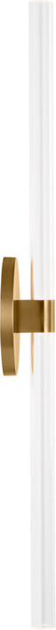 Myhouse Lighting Visual Comfort Studio - SLW1102BBS - LED Wall Sconce - Silas - Burnished Brass/Burnished Brass