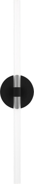 Myhouse Lighting Visual Comfort Studio - SLW1102MBK - LED Wall Sconce - Silas - Midnight Black/Midnight Black