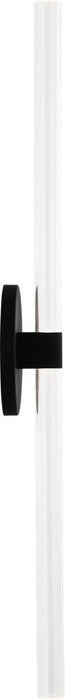 Myhouse Lighting Visual Comfort Studio - SLW1102MBK - LED Wall Sconce - Silas - Midnight Black/Midnight Black