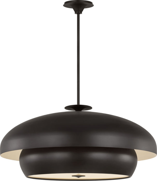 Myhouse Lighting Visual Comfort Studio - LXC11910AI - Ten Light Chandelier - Solene - Aged Iroged Iron