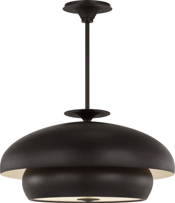 Myhouse Lighting Visual Comfort Studio - LXC1208AI - Eight Light Chandelier - Solene - Aged Iroged Iron