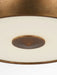 Myhouse Lighting Visual Comfort Studio - LXF1031VGD - One Light Flush Mount - Solene - Vintage Gild/Vintage Gild