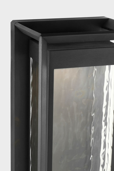 Myhouse Lighting Visual Comfort Studio - OL13704TXB-L1 - LED Wall Lantern - Urbandale - Textured Black/Textured Black